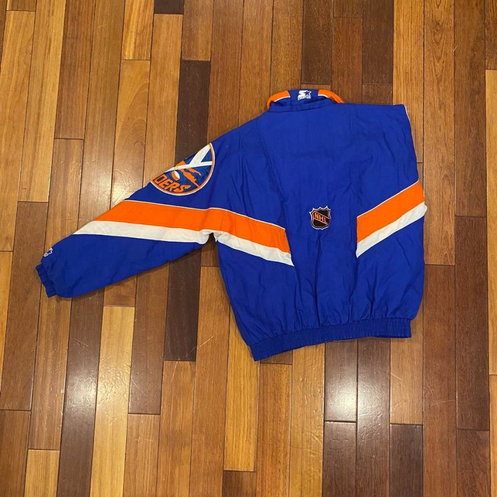 New York Islanders Vintage Starter Jacket - Men's M - Picture 2 of 3